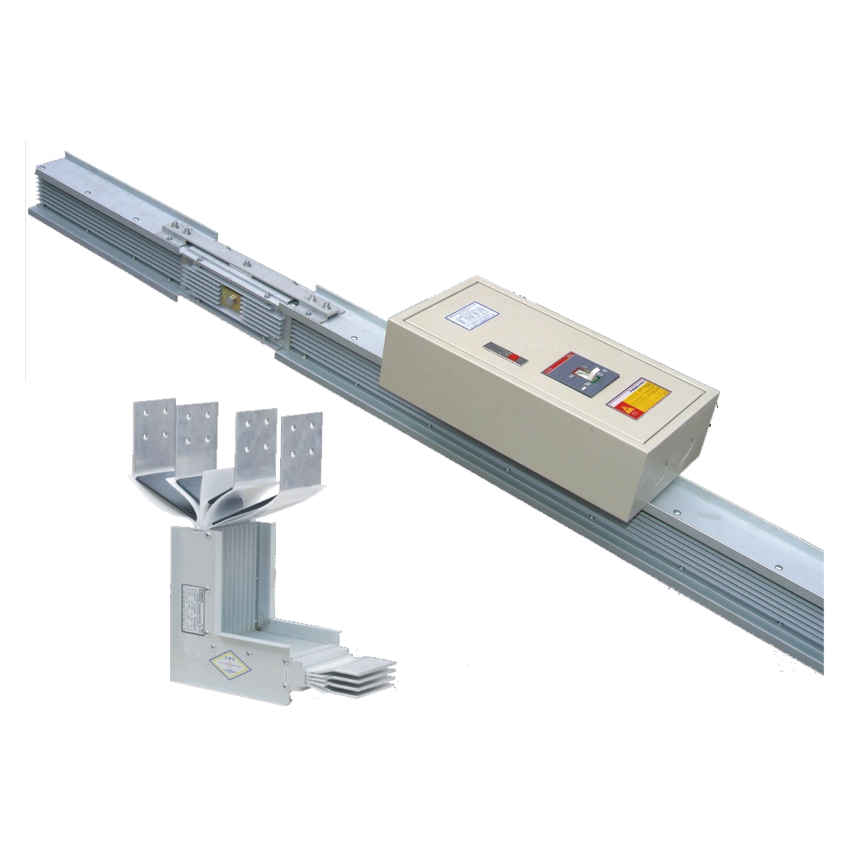 Aluminum alloy shell copper conductor compact busway